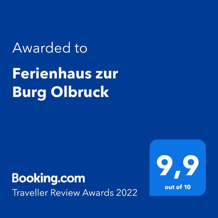 Ferienhaus Zur Burg Olbruck Hain  Exteriör bild